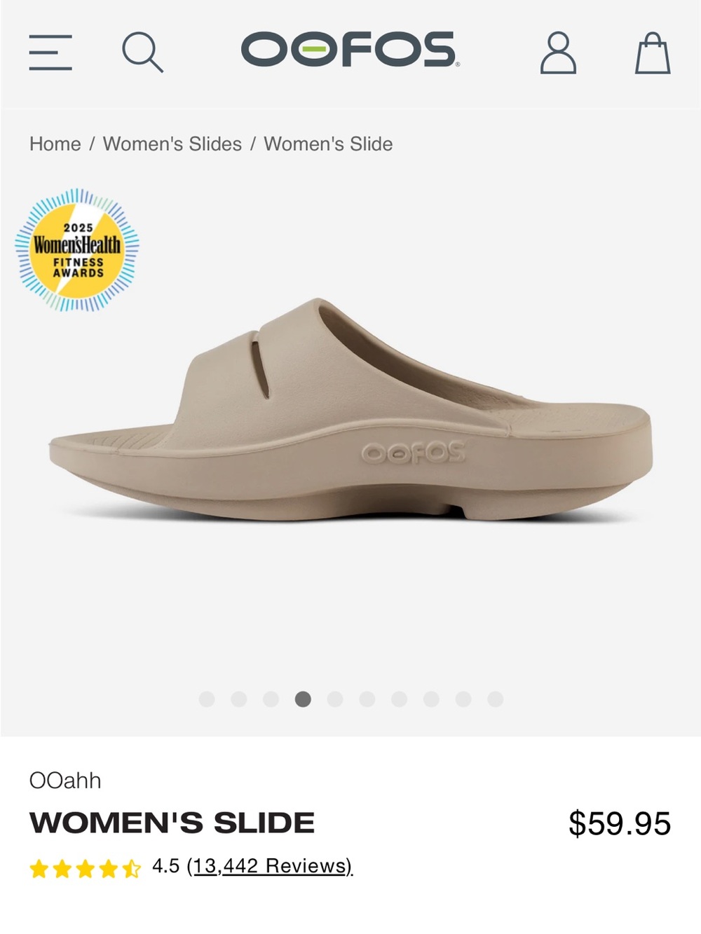 OOFOS Recovery Slide Sandals – Nomad – Women’s US 7 / Men’s US 5 (EU 38) - Picture 8 of 10